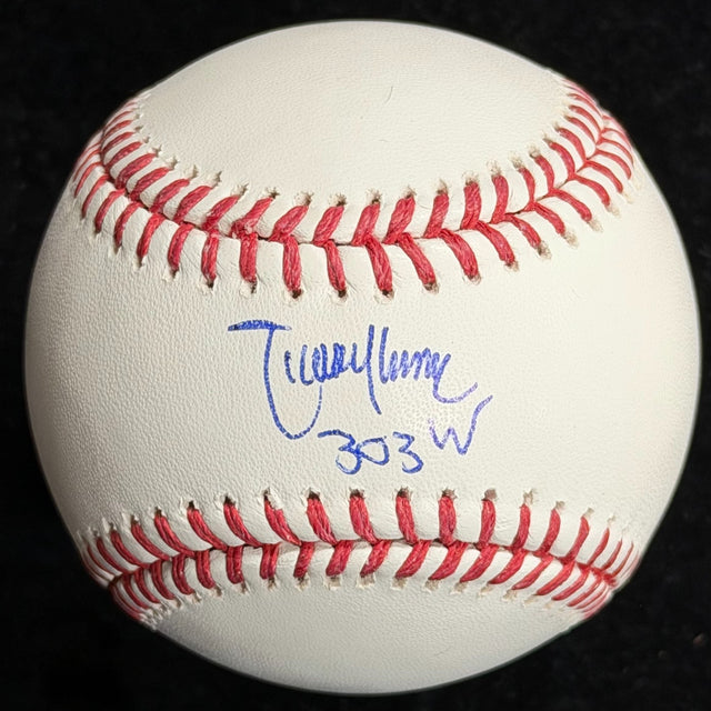 Randy Johnson 303 W Signed Baseball JSA