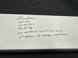Bruce Sutter Stats Signed Authentic Schutt Cardinals Pitching Rubber JSA