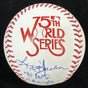 Reggie Jackson 78 WS Champs Signed 1978 World Series Logo Baseball MLB Holo 