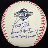 Miguel Rojas Game 7 9th Inning Game Tying Home Run Signed 2025 WS MLB Holo