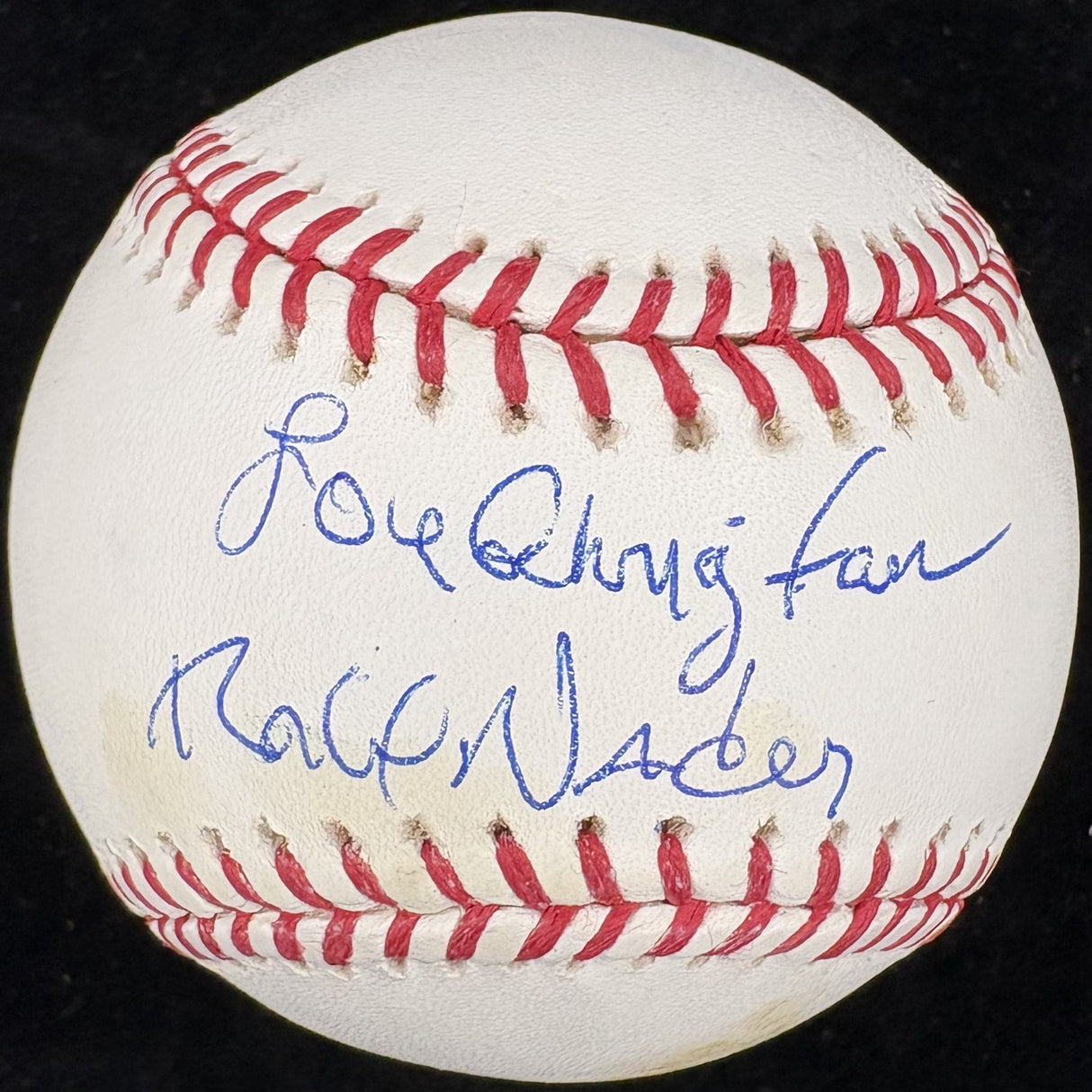 Ralph Nader “Lou Gehrig Fan” Signed Baseball Beckett BAS