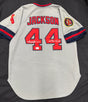 Reggie Jackson 500th HR 9/17/84 Signed Authentic Angels Mitchell & Ness Beckett