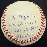 Pete Rose 1973 NL MVP Signed RJ Stat Baseball Complete Box Bag Cert