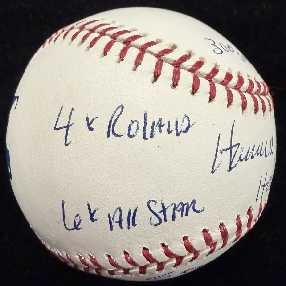 Howard Bruce Sutter HOF 2006 Full Name Signed Stat Baseball PSA/DNA