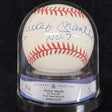 Mickey Mantle No. 7 Signed Baseball Beckett Encapsulated Graded 9
