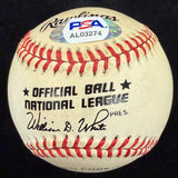 Ernest Banks Ernie Full Name Signed Baseball PSA/DNA