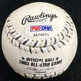 Garrett Anderson 03 ASG MVP Signed 2003 All Star Game Logo Baseball PSA/DNA