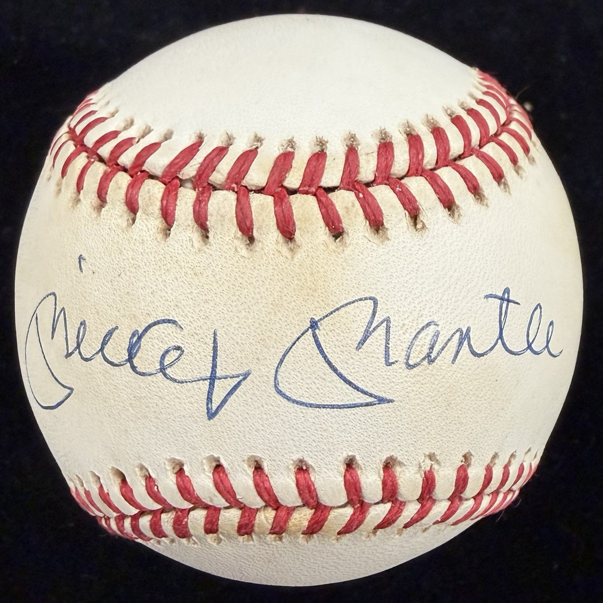 Mickey Mantle Signed Baseball JSA LOA
