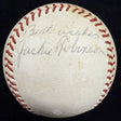 Jackie Robinson Single Signed ONL Giles Baseball JSA LOA