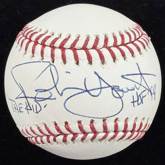 Robin Yount The Kid HOF 99 Nickname Signed Baseball JSA