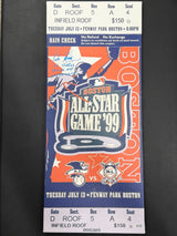 Pedro Martinez Signed 99 All Star Game Mega Ticket Stats MLB Hologram