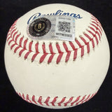 Eddie Murray HOF 2003 Signed Hall Of Fame Logo Baseball Beckett Witness Holo