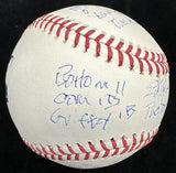 Edgar Martinez The Double 1995 ALDS Signed Story Stat Baseball JSA Witness