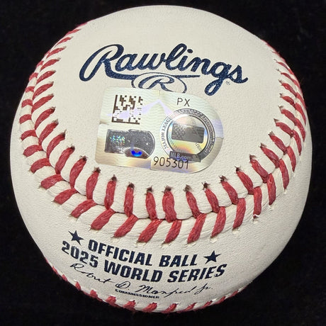 Tyler Glasnow If You Can’t Beat Them Join Them Signed 2025 World Series Baseball