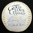 Ken Griffey Jr. 10 Gold Gloves Signed Gold Glove Logo Baseball Beckett Tristar 