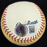 Bobby Abreu 05 HR Derby Champ Signed 2005 Home Run Derby Logo Baseball Beckett