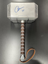 Chris Evans Cap Signed Mjolnir Hammer JSA Witness Holo Only