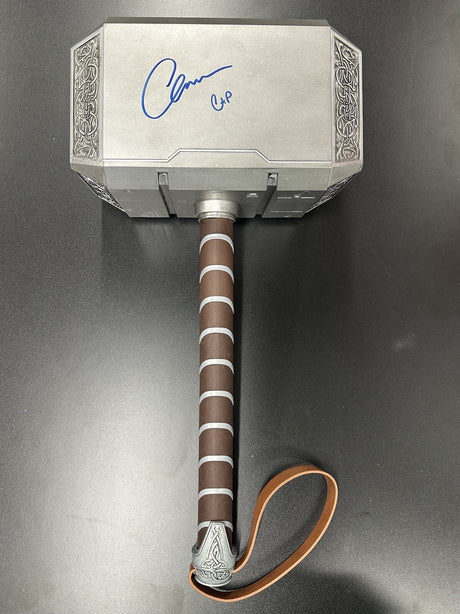 Chris Evans Cap Signed Mjolnir Hammer JSA Witness Holo Only