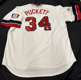 Kirby Puckett Signed Majestic Minnesota Twins Jersey PSA JSA Holos Only