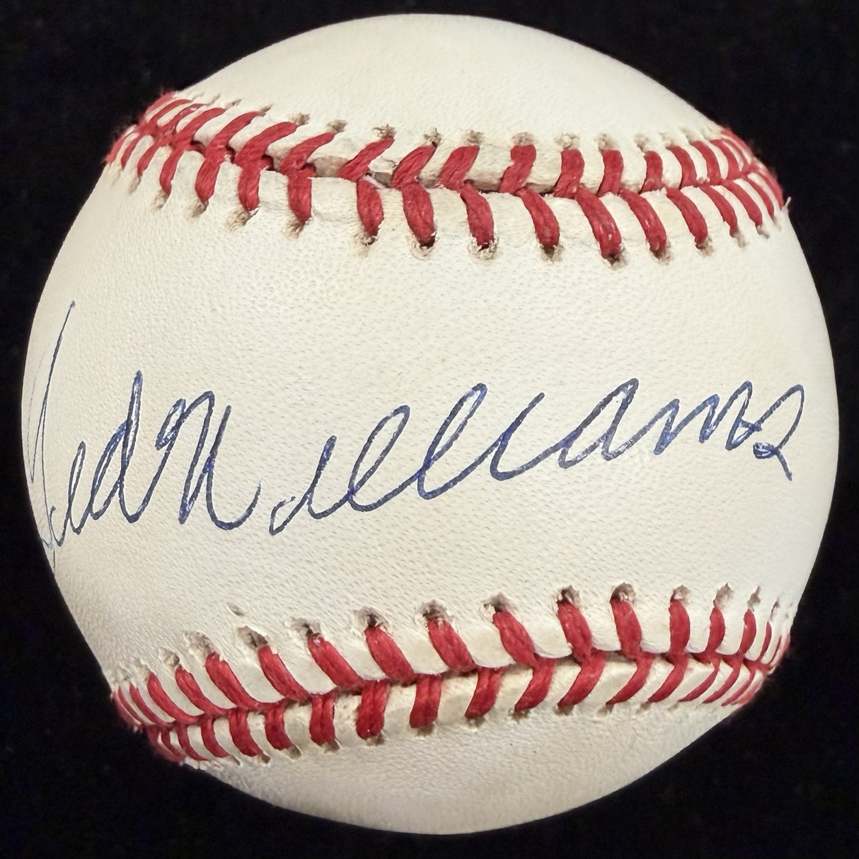 Ted Williams Signed Baseball Upper Deck Complete Box Bag Cert Card