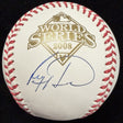 Ryan Howard Signed 2008 World Series Logo Baseball JSA Witness Holo Only