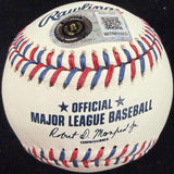 Josh Hamilton 10 AL MVP Hambone Signed Texas Rangers Stitch Logo Baseball BAS