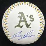 Jose Canseco Signed Athletics Team-Stitch Logo Baseball JSA