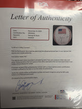 George W. Bush Signed 2001 World Series Ceremonial Signed Logo Baseball PSA/DNA 
