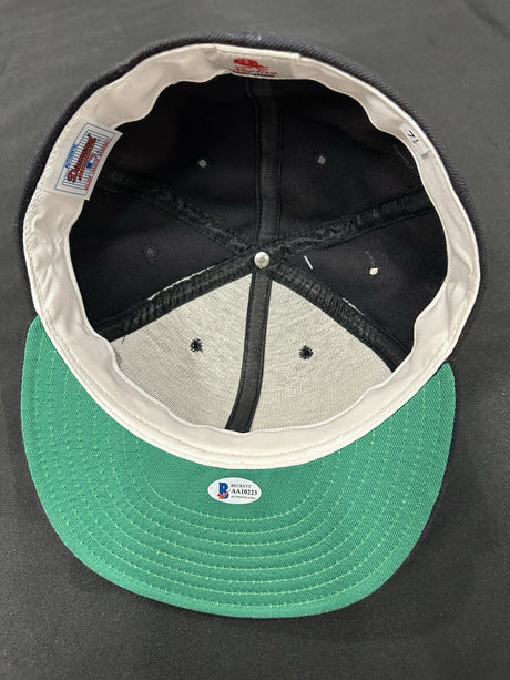 Mickey Mantle No. 7 Signed Hat Beckett LOA