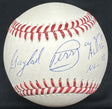 Gaylord Perry Cy Young AL 72 NL 78 Signed Baseball MLB Holo Steiner 
