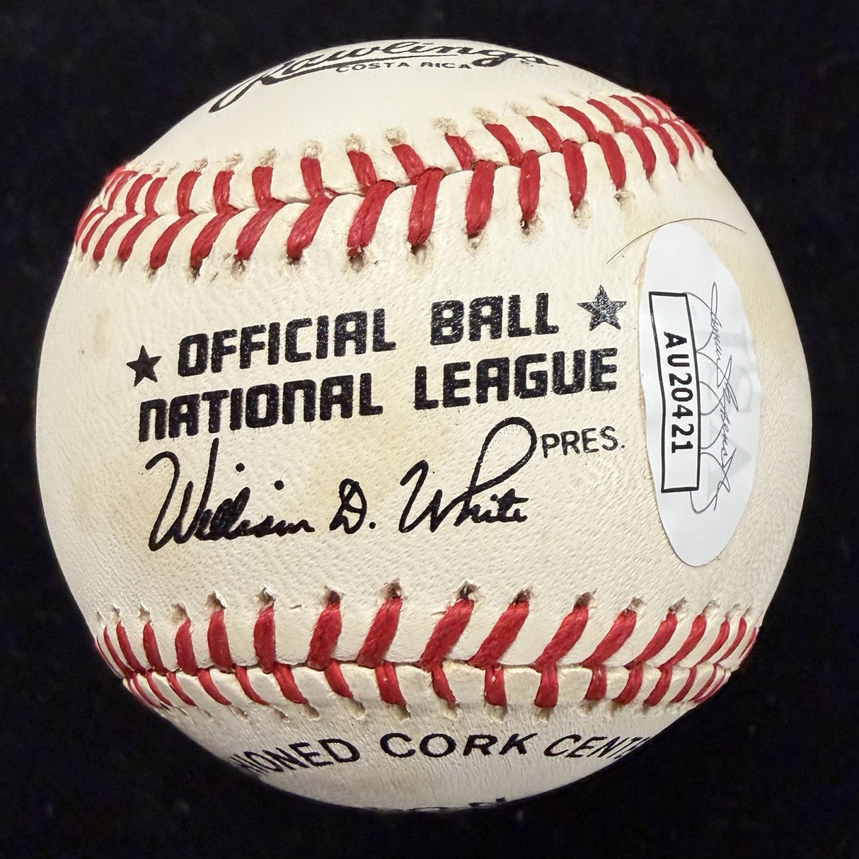 Steve Carlton 329 W’s #32 Signed Baseball JSA