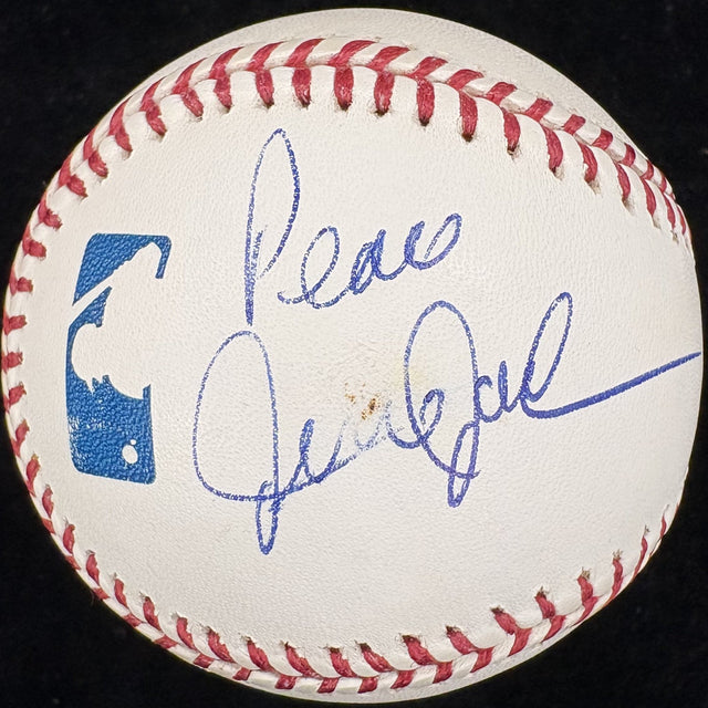 Jesse Jackson Peace Signed Baseball Beckett BAS
