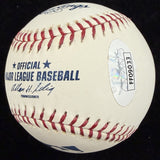 Bob Feller Heater From Van Meter Signed Baseball JSA