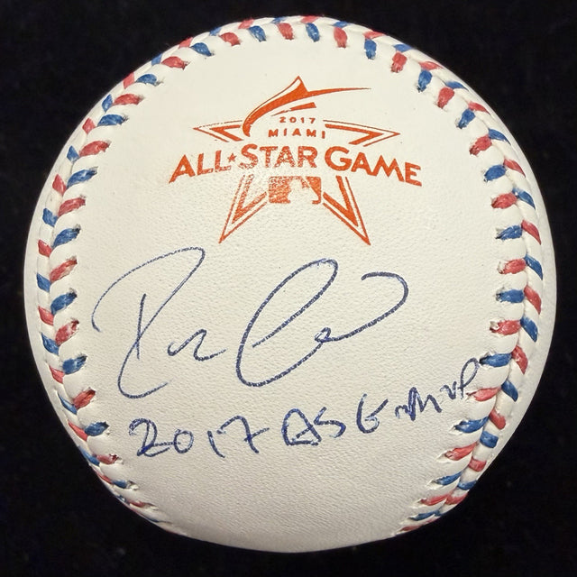 Robinson Cano 2017 ASG MVP Signed 17 All Star Game Logo Baseball JSA