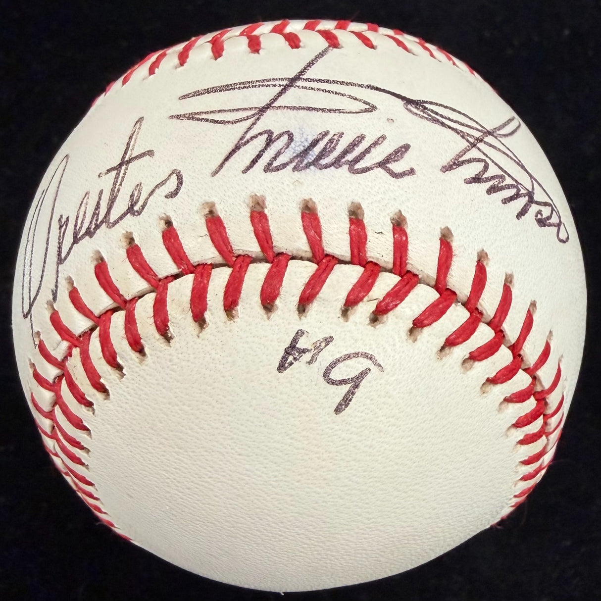 Minnie Minoso Full Name #9 Signed Baseball JSA