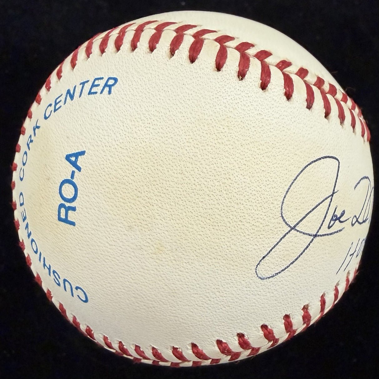 Joe DiMaggio HOF 55 Signed Baseball JSA LOA