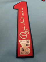 Ozzie Smith HOF 02 Signed Authentic Cardinals M&N Jersey Fanatics MLB Holo