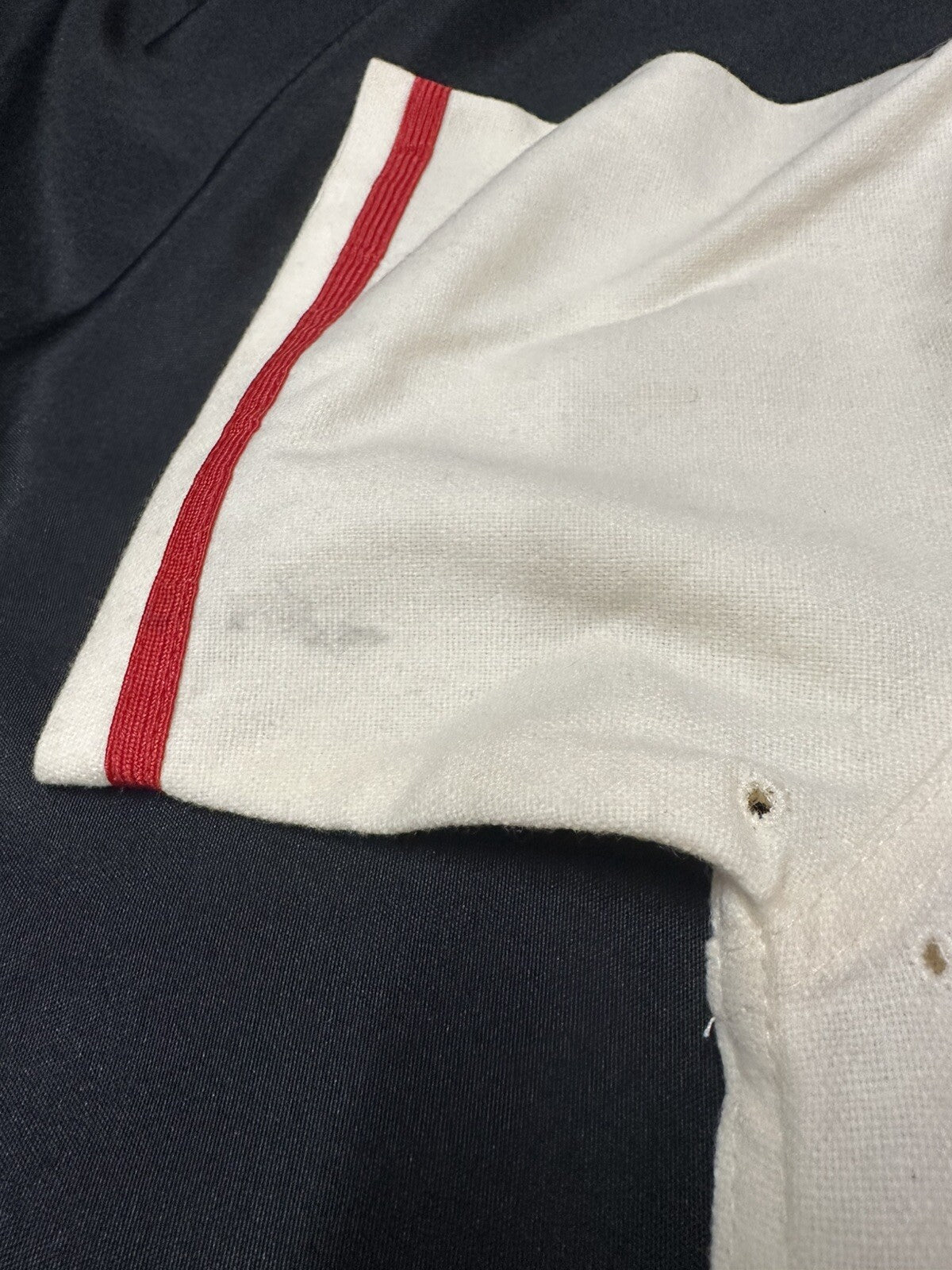 Lou Boudreau Signed Authentic Cleveland Indians Mitchell Ness Stat Jersey PSA 