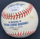 Tony Gwynn HOF 07 Signed Retirement Logo Baseball JSA LOA