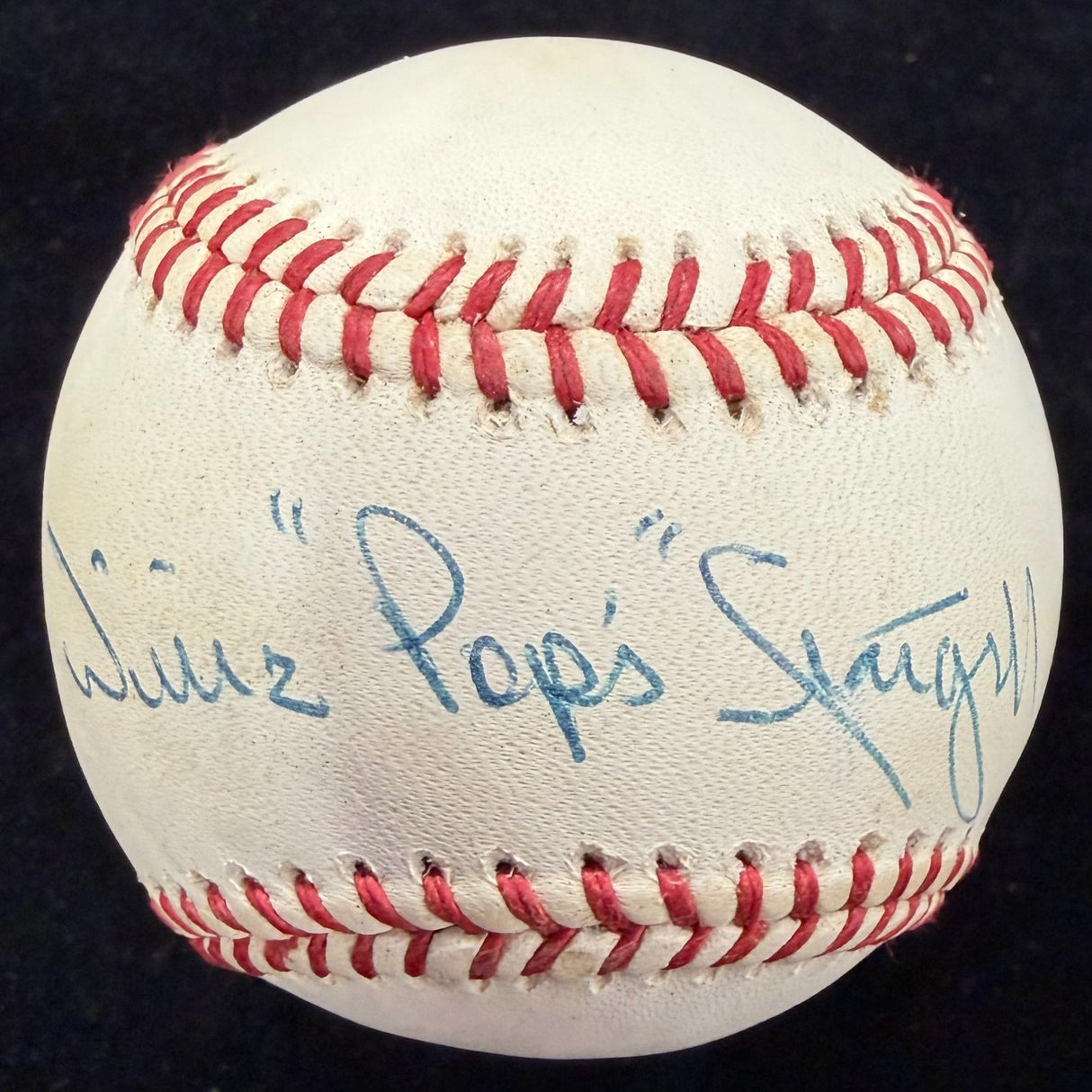 Willie “Pops” Stargell Signed Nickname Baseball JSA