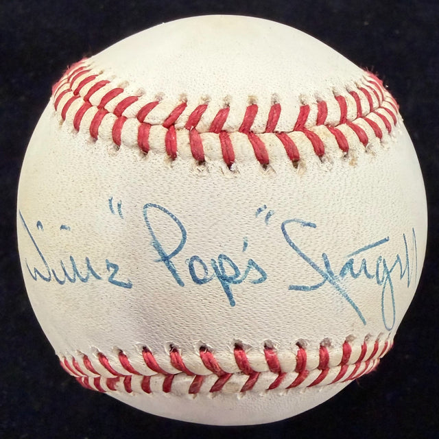 Willie “Pops” Stargell Signed Nickname Baseball JSA