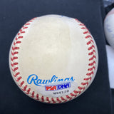 James Catfish Hunter Cy Young 1974 HOF 1987 Signed Baseball PSA/DNA