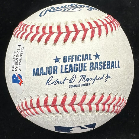 Michael Jack Schmidt Iron Mike Nickname Signed Baseball Beckett BAS