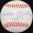 Mickey Mantle No. 7 Signed Baseball PSA/DNA LOA
