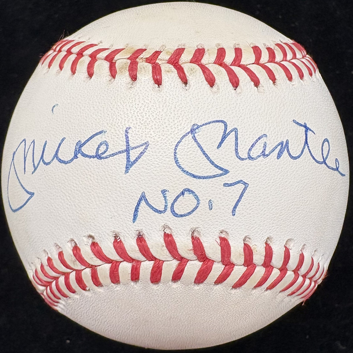 Mickey Mantle No. 7 Signed Baseball PSA/DNA LOA