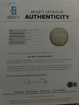 Ken Boyer Signed Game Used Home Run Baseball Beckett PSA/DNA LOA