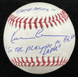 Kevin Costner Crash Davis Bull Durham Quote Signed Baseball SWAU Holo