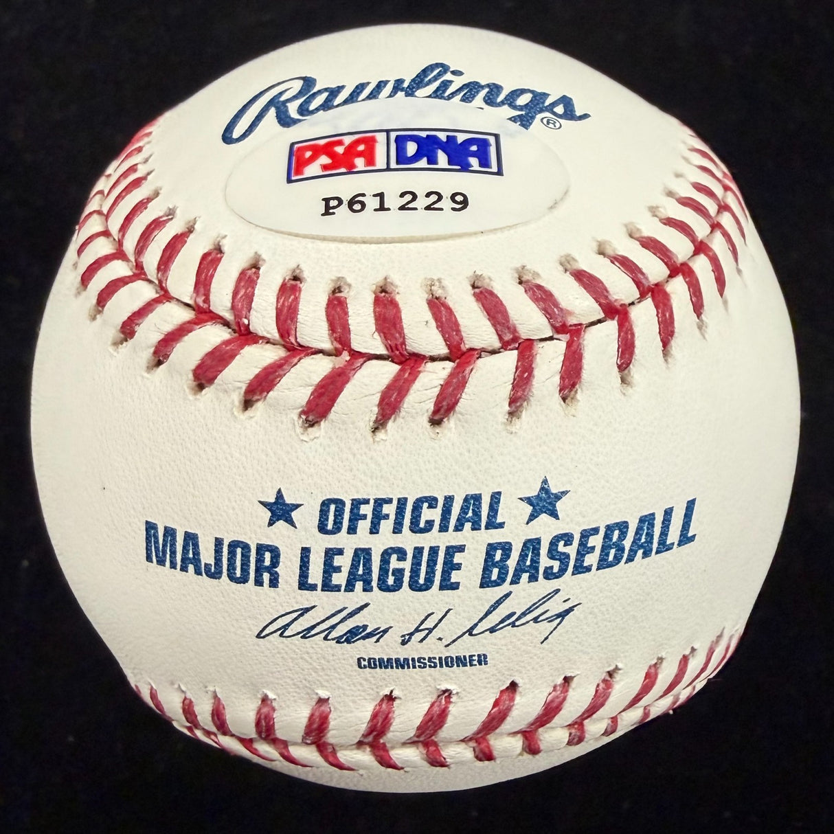 Ernie Banks HOF 77 Signed Baseball PSA/DNA LOA