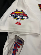 Yadier Molina Signed Authentic Cardinals 07 Ring Ceremony Opening Day Jersey BAS