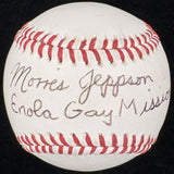 Morris Jeppson Enola Gay Mission Signed Baseball JSA